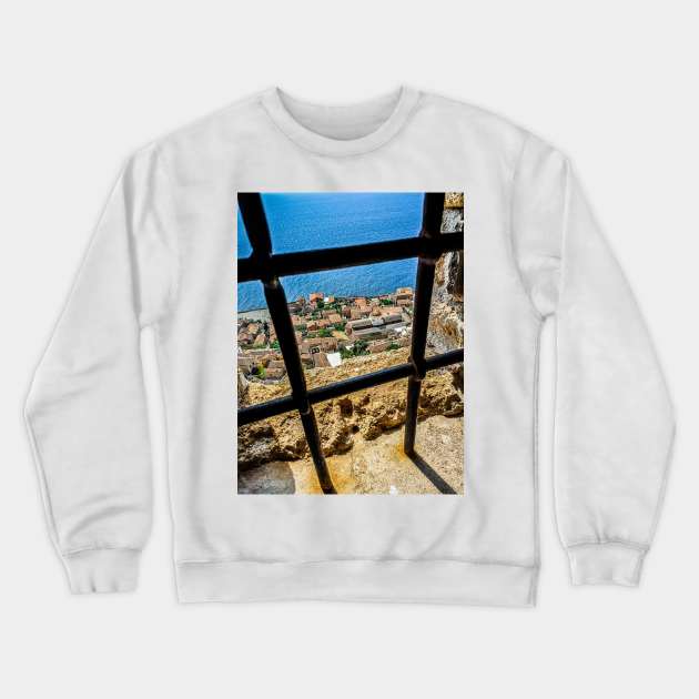 High and Hide - Monemvasia, Greece Crewneck Sweatshirt by GRKiT